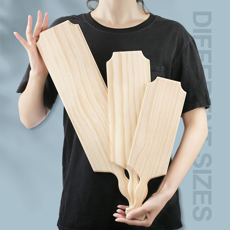 Battife Sorority Paddle - 15 Inch Unfinished Wooden Paddle, Greek Fraternity Paddles, Solid Pine Wood Paddles for Arts Crafts - NewNest Australia