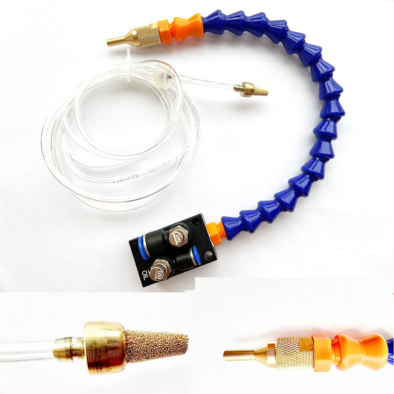 Upgrade Version Mist Coolant Lubrication Spray System for Metal Cutting Engraving Cooling Sprayer Machine for Air Pipe CNC Lathe Milling Drill - NewNest Australia