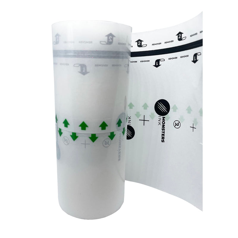 Monsters Ink Second Skin Tattoo Cover & Waterproof Dressings for Wounds 10m x 15cm Tattoo Aftercare Bandage Skin Wrap Roll Great for Tattoo Healing - NewNest Australia