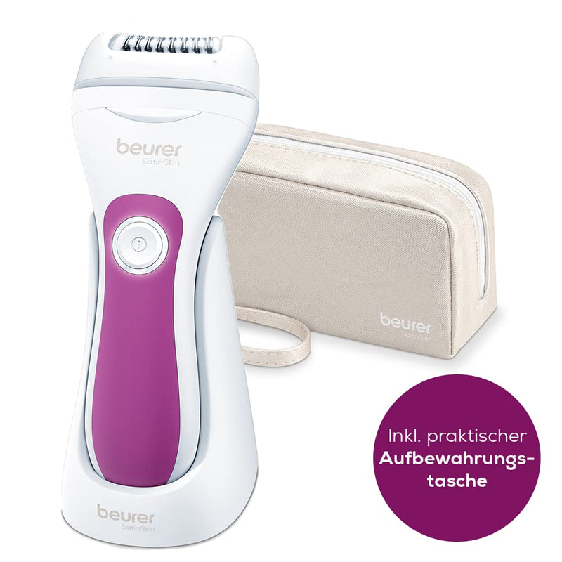 Beurer Hl 76 Epilator 2-In-1 Epilation And Shaving Wide Flexible Epilator Head With 42 Tweezers Conforms To Body Contours For Thorough Hair Removal Waterproof Bright Led Light - NewNest Australia