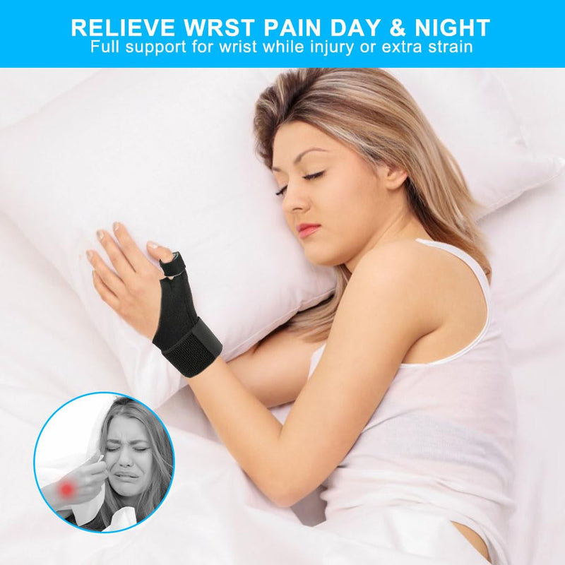 Acwoo Thumb Brace Wrist Support Right And Left Thumb Splint Breathable For Reduces Thumb Wrist Pain And Fatigue, Thumb Ccd Joint Arthritis, Carpal Tunnel Syndrome (B) - NewNest Australia