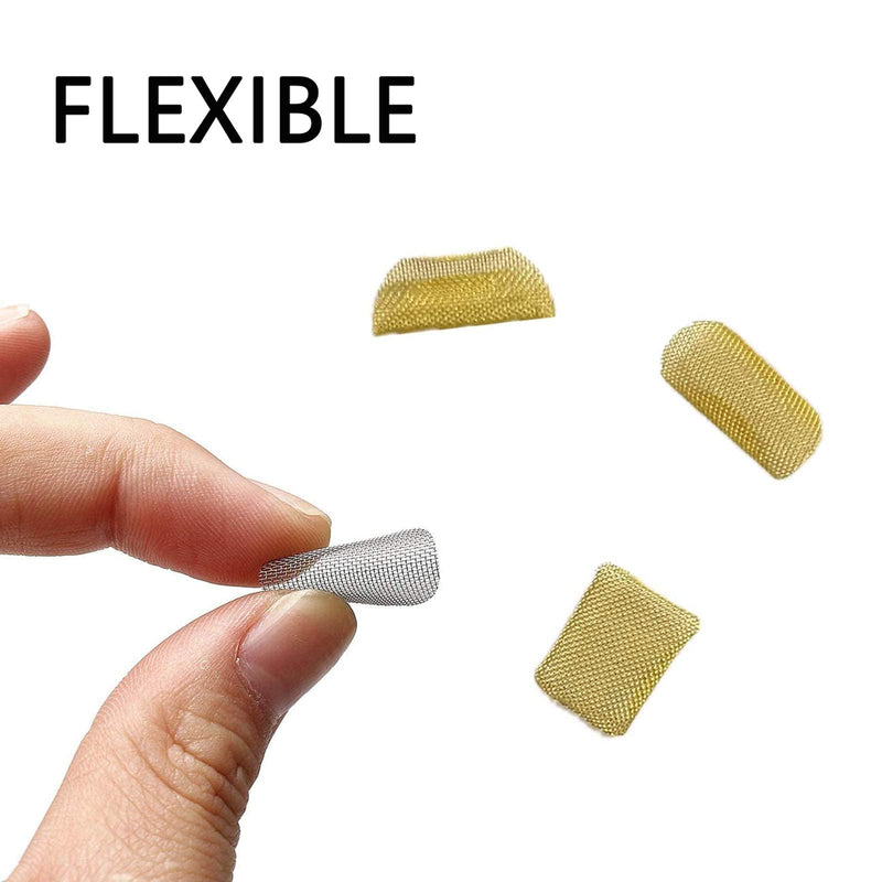 100pcs Pipe Screens, 3/4 Inch Pipe Filters, 50pcs Premium Stainless Steel Pipe Screens and 50pcs Brass Filters 100 Count (Pack of 1) - NewNest Australia