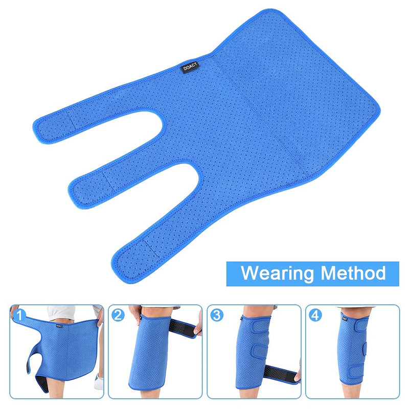 Calf Bandage Muscle Fiber Tear, Calf Bandage Adjustable Leg Guards, Breathable Shin Pads With Velcro Fastening, Adjustable Calf Support, Compression Calf Bandage - NewNest Australia