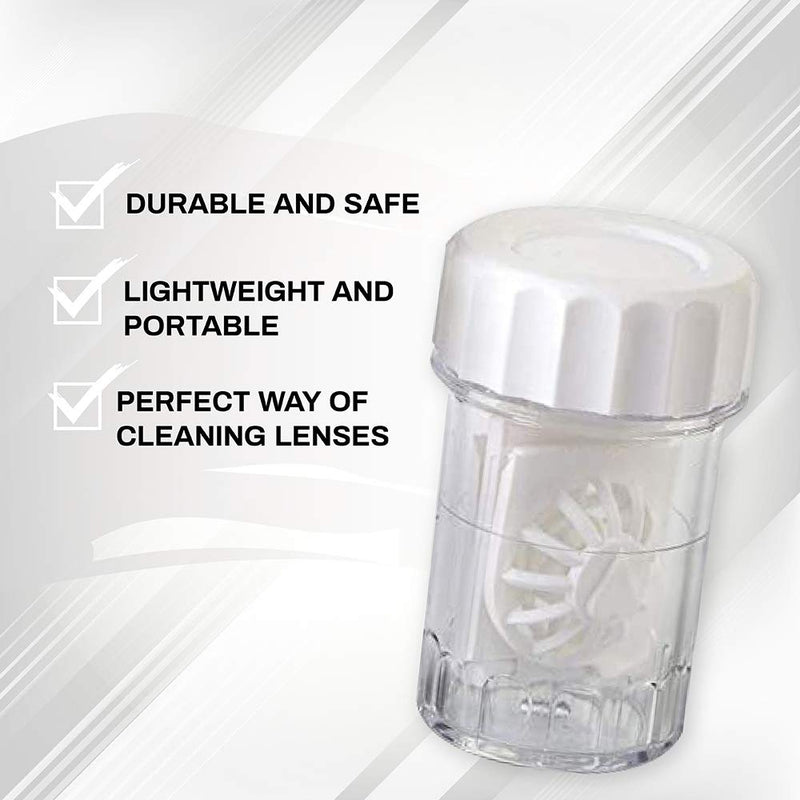 Sports Vision's Contact Lens Cases 3 Pieces | NOT for Peroxide Solutions | for Multipurpose Contact Lens Solutions | This Case Does NOT Spin - NewNest Australia