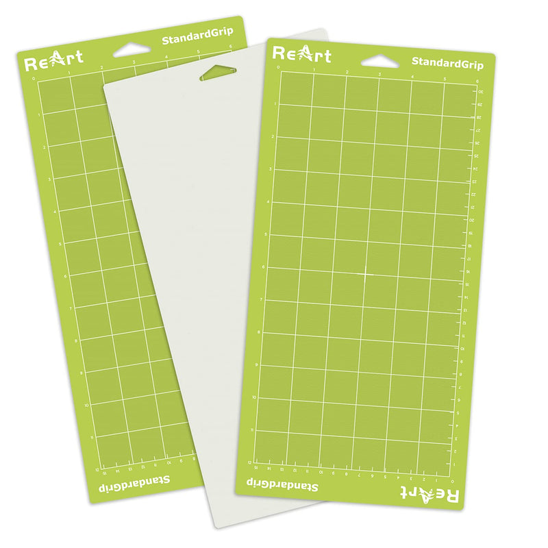 ReArt Standard Grip Adhesive Cutting Mat 6 x 12 Inch For Cricut - 3 Pack - NewNest Australia