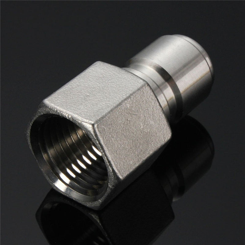 2Pcs Stainless Steel Female Quick Disconnect FPT 1/2" Homebrew Fitting Connector Homebrewing by ProMaker (FPT Male) - NewNest Australia