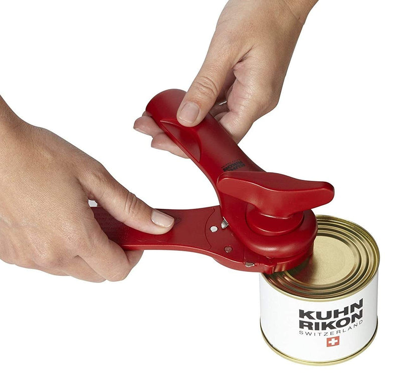 NewNest Australia - Kuhn Rikon Slim Safety Smooth Touch Can Opener, No Sharp Edges, LIDLIFTER+ 6.5" Black 