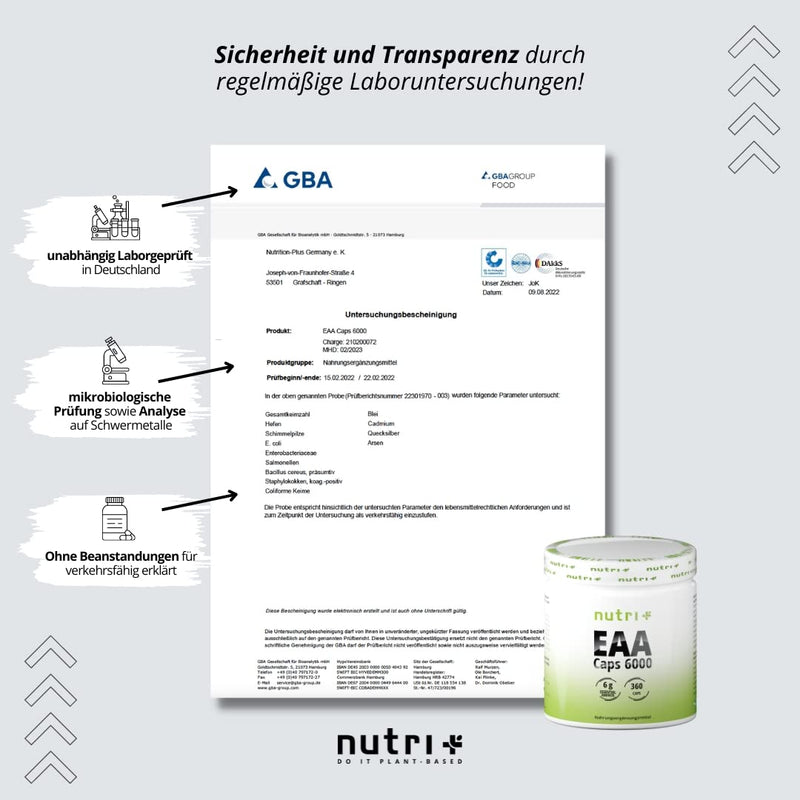 Eaa Tablets High Dose + Vegan - 300 Tablets Each 1025 Mg - Essential Amino Acids - Eaas Without Carbohydrates + Magnesium Stearate - Amino Acid Supplement - Protein Tablets - NewNest Australia
