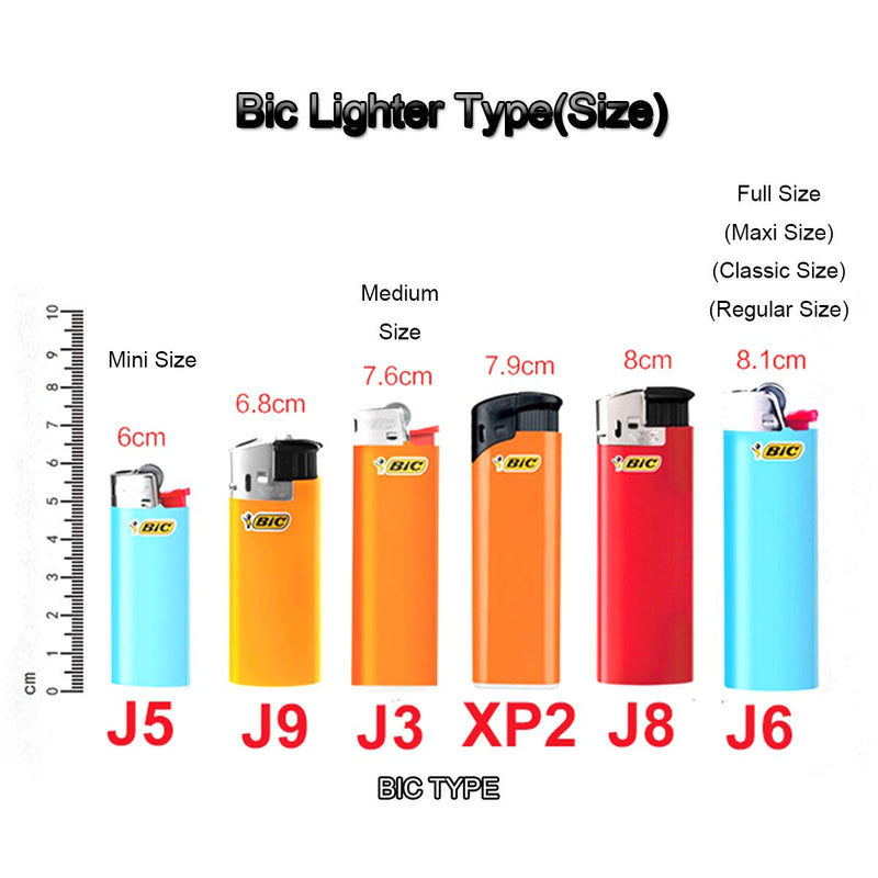 Lucklybestseller Lighter Case Cover Holder for BIC Full Size Lighter (Gold) Gold - NewNest Australia
