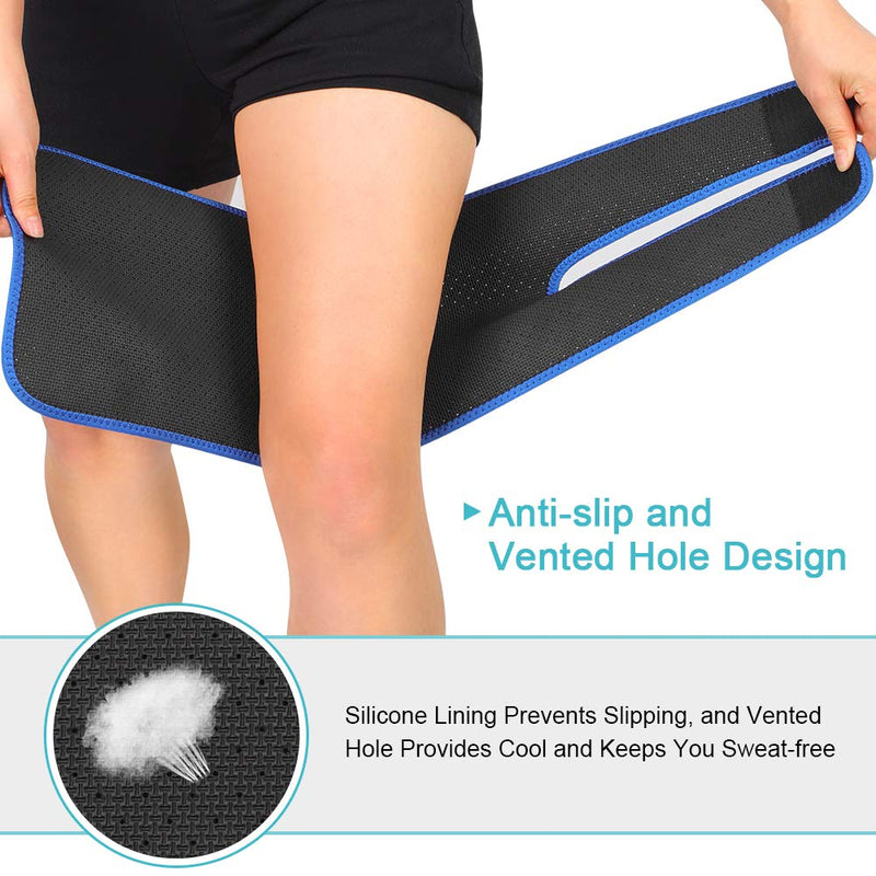 Yosoo Breathable Thigh Support, Neoprene Thigh Compression Support Sleeve Wrap for Pulled Hamstring, Sprains, Strains, Swelling, Tendon, Torn Muscle, Sports Injury, Recovery and Rehabilitation - NewNest Australia