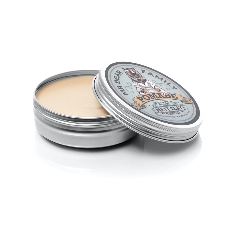 Matte Hair Pomade for Men – Medium Hold Water Based Mens Hair Styling Pomade Contains Volumising Kaolin Clay + Bentonite Clay – Non Greasy Texturising Matt Pomade for Effective Frizz Control 100ml - NewNest Australia