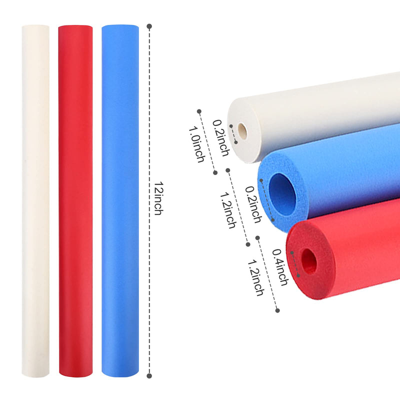 Foam Tubing for Utensil Handles, 6Pcs Non-Slip Pool Noodle Foam Tube Grip Utensils Razor Pen Foam Handle Cover Cutlery Grip Tube Foam Tubing for Disabled, Elderly - NewNest Australia