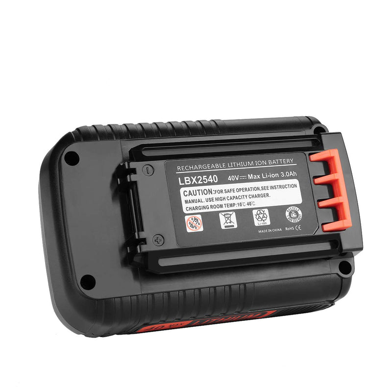 Yabelle Upgraded 3000mAh Black and Decker 40V Lithium Battery Replacement for Black and Decker 40V Battery LBX2040 LBXR36 LBXR2036 LST540 LCS1240 LBX1540 LST136W 40 Volt Black and Decker Battery - NewNest Australia