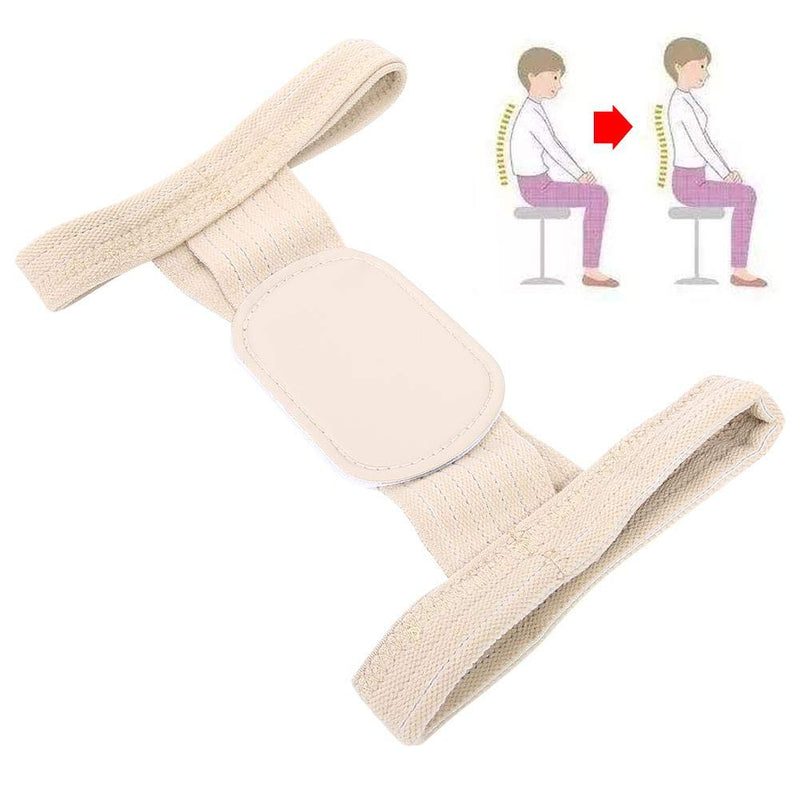 Shoulder And Back Posture Belt, Upgrade Version Posture Trainer For Strong Support, Relieve Armpit Pain, Strong But Comfortable Back Stabilizer, Smooths Comfortable Shoulder (M-Beige) - NewNest Australia