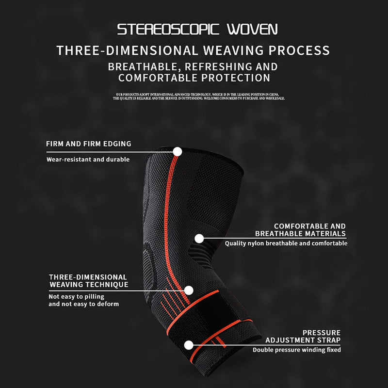 Eyotto Elbow Support With Strap, Compression Cuff Adjustable For Men And Women, Arm Support For Workouts, Basketball, Golf, Tennis, Weightlifting, Pain Relief, Tendonitis, Arthritis - NewNest Australia
