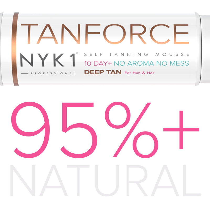 AWARD WINNING BEST Fake Tan (250ml) Self TAN FORCE Skinny Tan Natural Look Face Tan and Body Self Bake Tan Invisible Tanning Foam TanForce Mousse Developing Sands Australian Dark Brown St Gold Bronzer - NewNest Australia