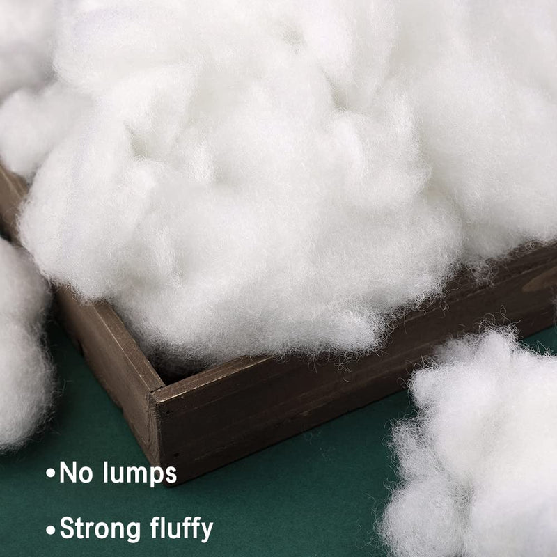 100g/3.5oz Polyester Fiber Fill, Stuffing Pillow Filling Stuffing Cushion Filling, Batting High Resilience Fill Fiber, Stuffing for Stuffed Animals/DIY Crafts 3.5 Ounce(Pack of 1) - NewNest Australia