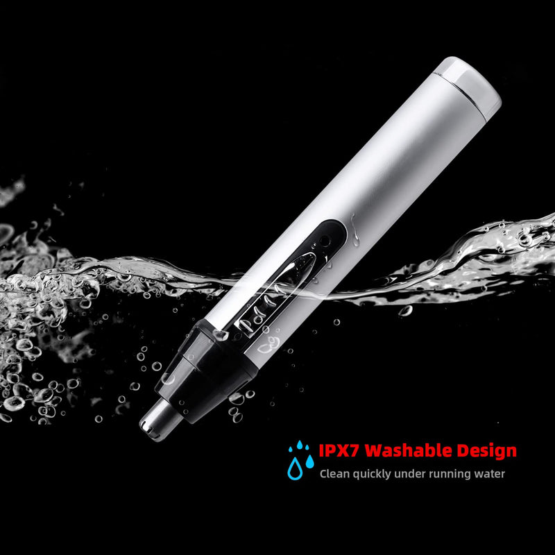 Nose Hair Trimmer for Men, Dveda 2020 Upgrade Professional USB Rechargeable Nostril Nasal Hair Vacuum Cleaning System,4 in 1 Hair and Beard Clippers for Women with Waterproof,Silver - NewNest Australia