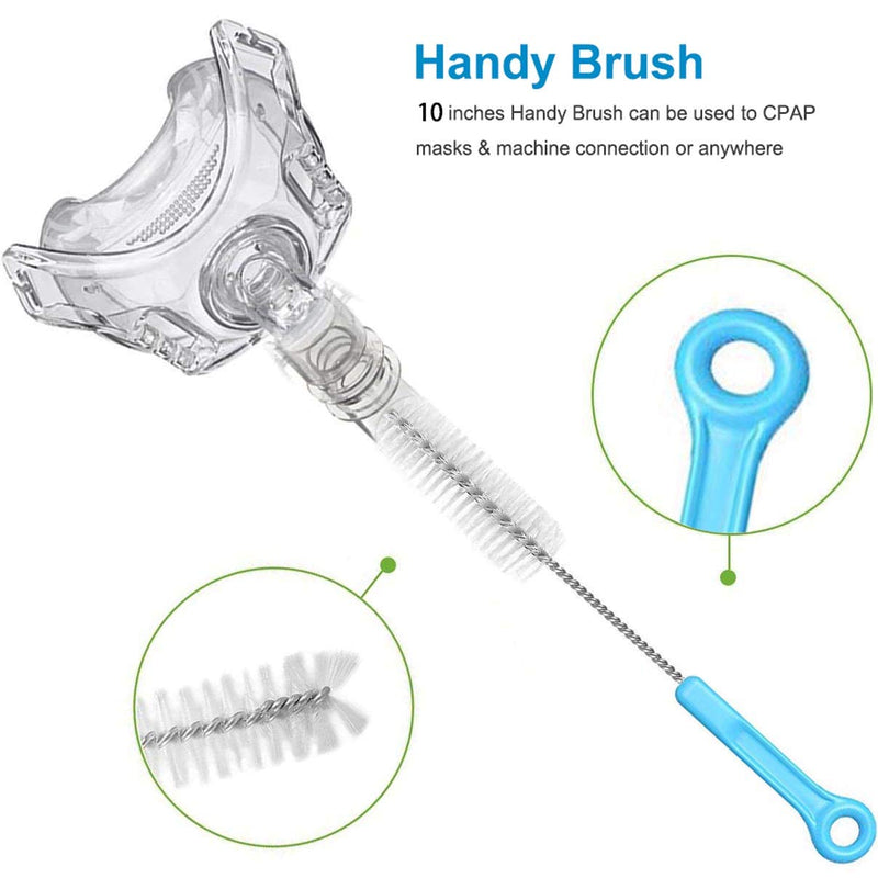 CPAP Tube Cleaning Brush - Flexible Stainless (6 Feet) Plus Handy Brush (10 Inches) fits Standard 22mm Diameter Tubing - NewNest Australia