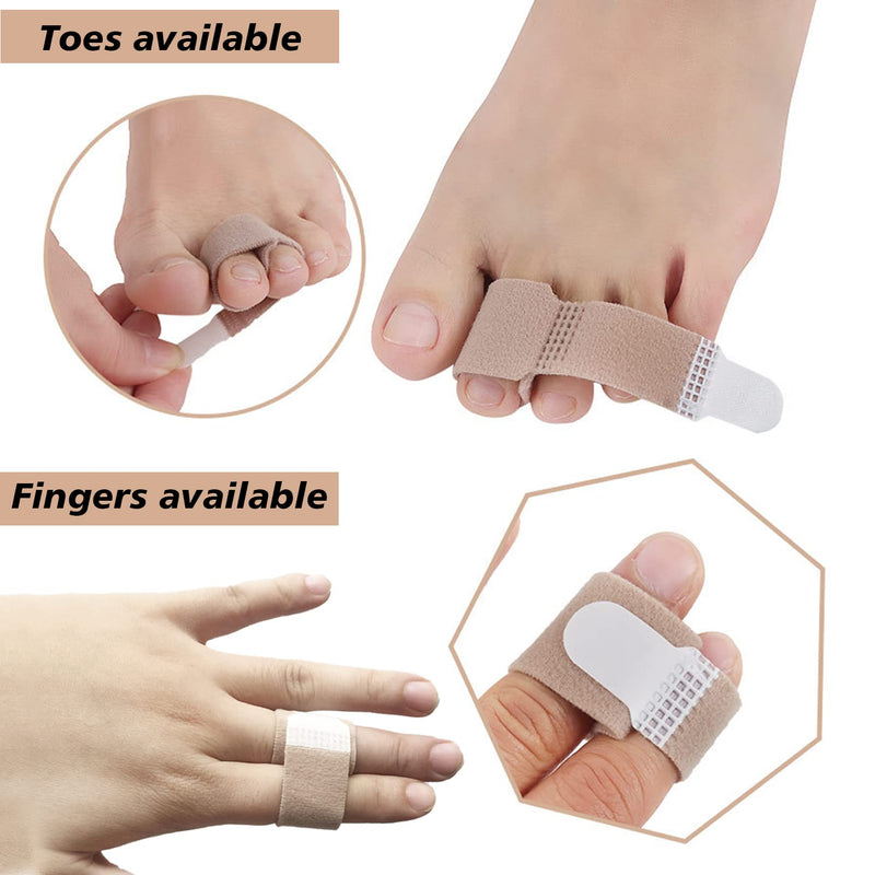 6 Pcs Hammer Toe Straightener,Hammer Toe Separators Splint,Hammer Toe Splints,Crooked Toes & Overlapping Toes,Protecting Curved Toes and Hammertoes,Toe Cushioned Bandages for Correcting Hammer Toes - NewNest Australia