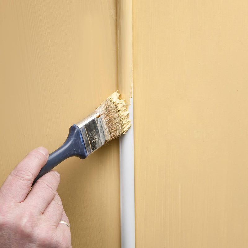 D-Line Small Cord Cover | Decorative Cable Raceway | White | 39 Inch Length | Hinged One-Piece, Half-Round Design | Paintable | Self Adhesive Wire Hider - NewNest Australia