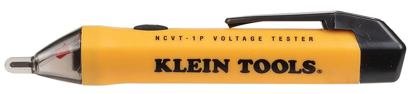 Klein Tools NCVT1P Voltage Tester, Non-Contact Voltage Detector Pen, 50V to 1000V AC, Audible and Flashing LED Alarms, Pocket Clip NCVT Pen - NewNest Australia