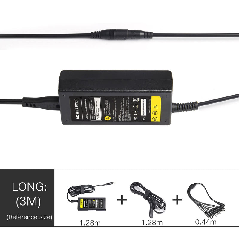 8-Way CCTV Camera Power Splitter-Security Camera Power Adapter-LED Driver Lighting Transformer DC Converter-Flexible LED Tape Strip Light AC DC Power Supply 12V 5A 60W - NewNest Australia