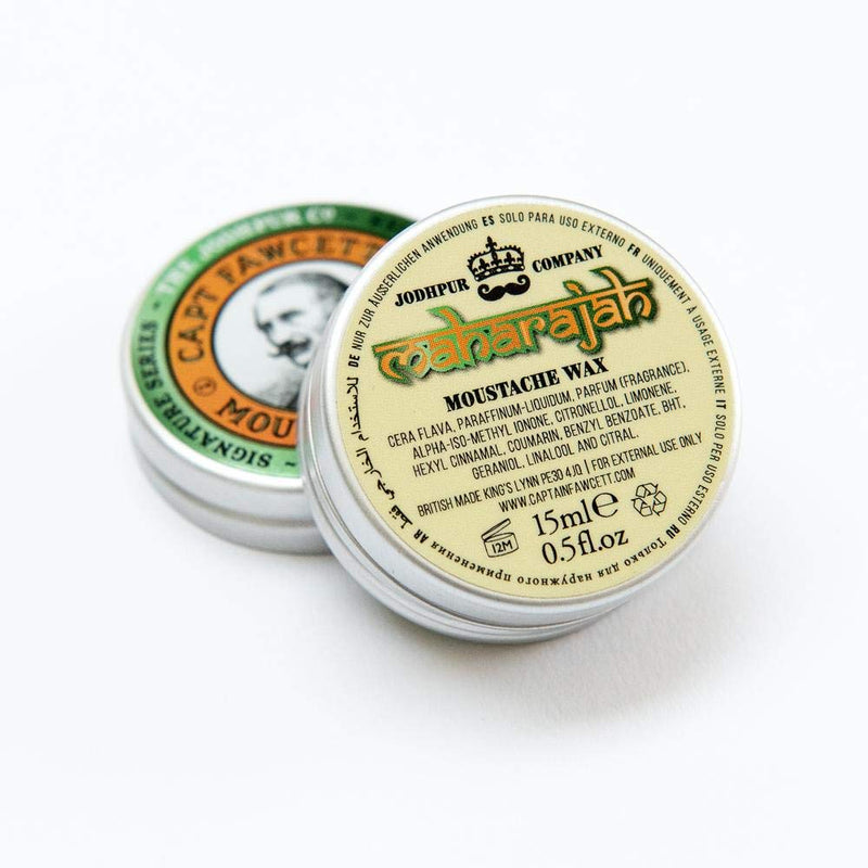 CAPTAIN FAWCETT Maharaja mustache wax 15 ml musk, rose, cedar 15 ml (pack of 1) - NewNest Australia