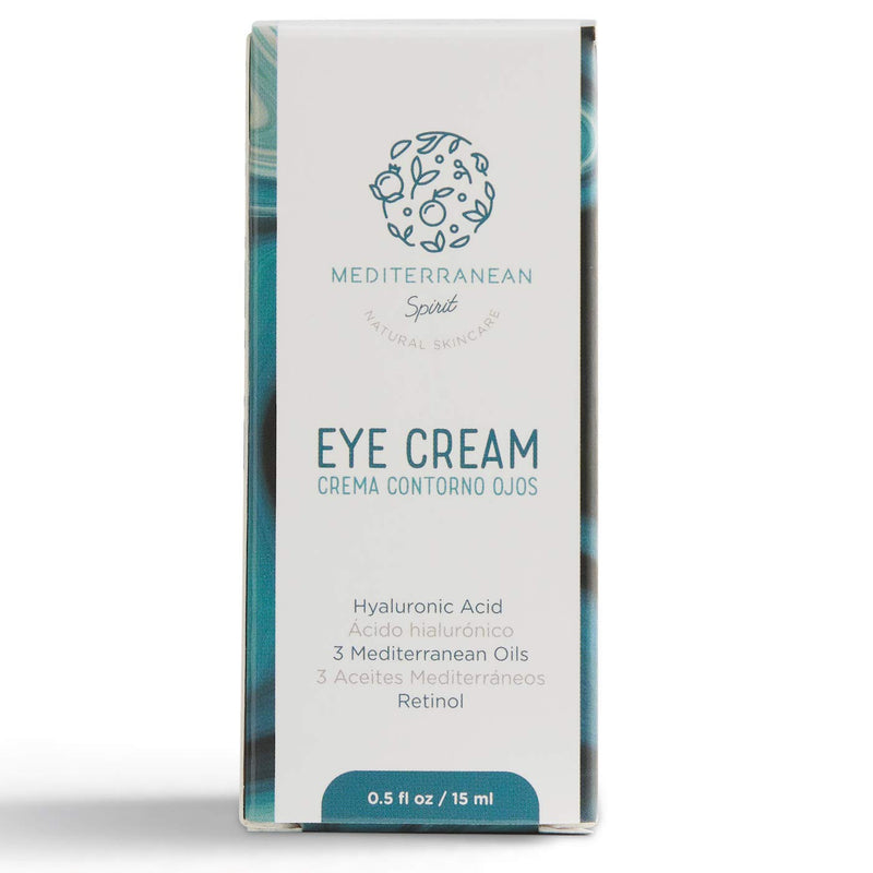 Anti Aging Eye Cream Lip Balm Hyaluronic Acid Retinol Natural Organic Mediterranean Ingredients, 15 ml by Mediterranean Spirit - NewNest Australia