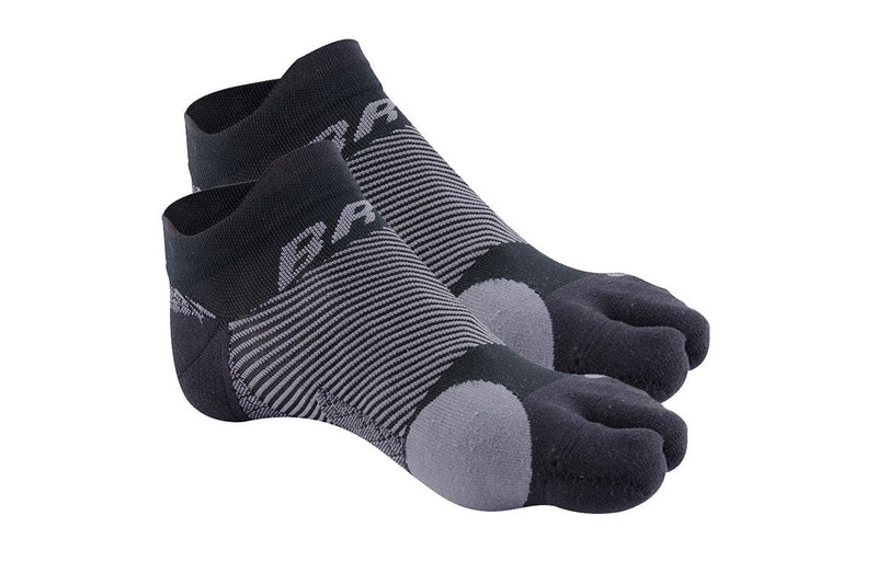 Bunion Relief Socks by OrthoSleeve, Patented Split-Toe Design with a Cushioned Bunion Pad Separates Toes, Relieves Bunion Pain and Reduces Toe Friction (Black, 1 Pair, Small) Small (1 Pair) Black - NewNest Australia
