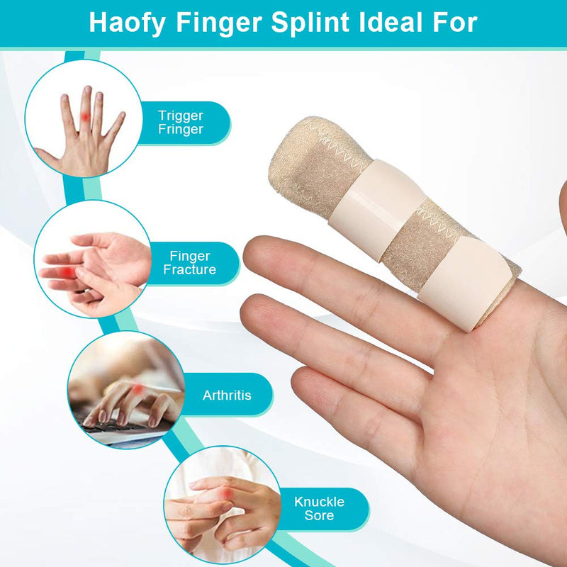 Adjustable Trigger Finger Splints, Hand Support Finger Guard Splint Protection Injury Recovery Clip For Mallet Finger Arthritis Finger Sprains (Skin Without Holes) - NewNest Australia