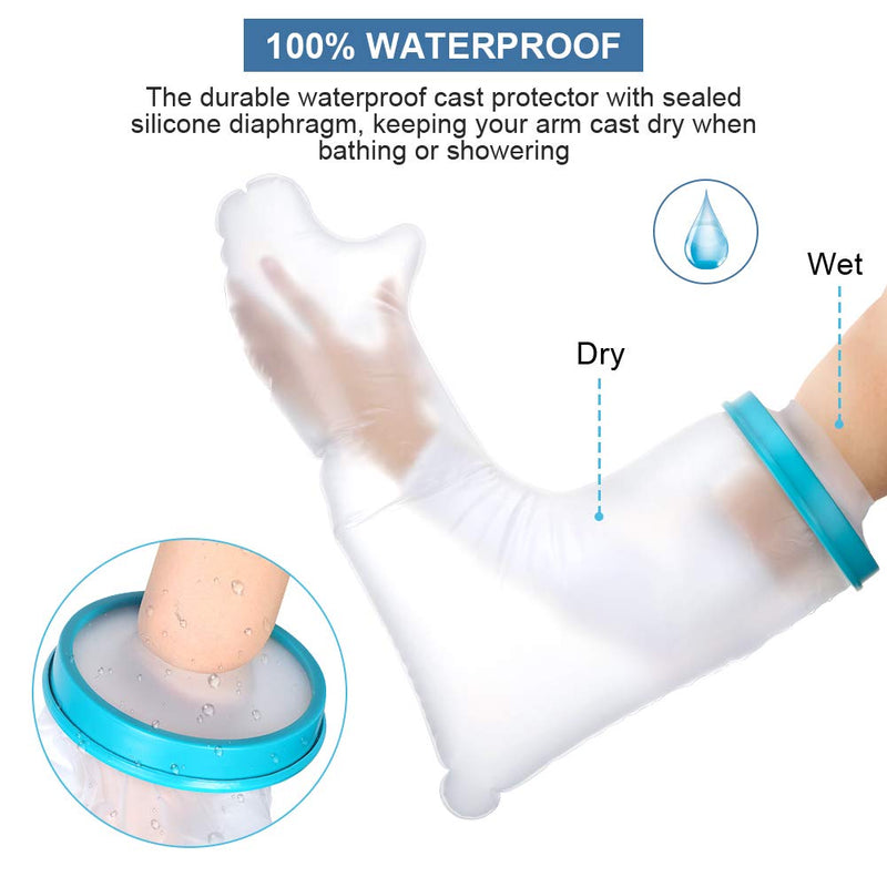 Waterproof Arm Protector, Waterproof Cast Protection, Bandage Protection, Arm Cast Covers, Waterproof Cover Full Arm Cast Protection, Waterproof Seal Keep Wound And Dressing Dry - NewNest Australia