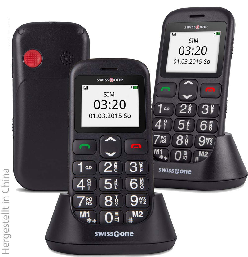 swisstone BBM 320c - GSM- All Carriers 1 GB mobile phone with large illuminated color display, black single - NewNest Australia