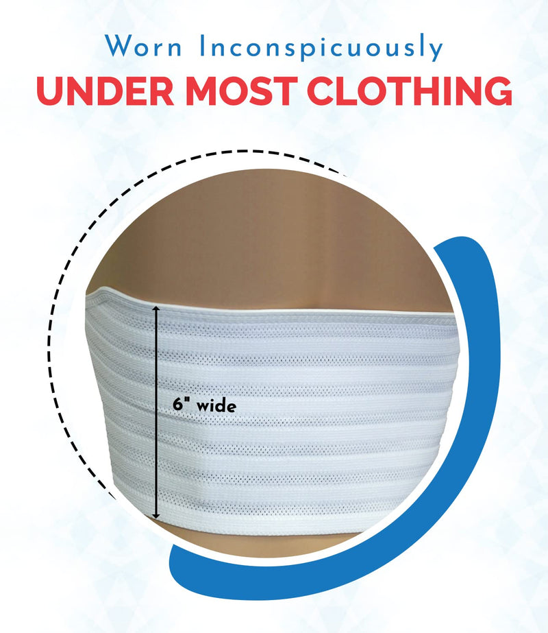 ITA-MED Breathable Elastic Rib Brace, Best Rib Belt for Women, Compression Rib Support Wrap/Binder for Broken, Cracked, Dislocated & Fractured Ribs, Made In USA, XX-Large 2X-Large - NewNest Australia