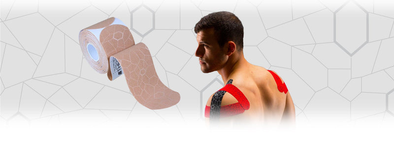 TheraBand Kinesiology Tape, Waterproof Physio Tape for Pain Relief Beige/Beige - NewNest Australia