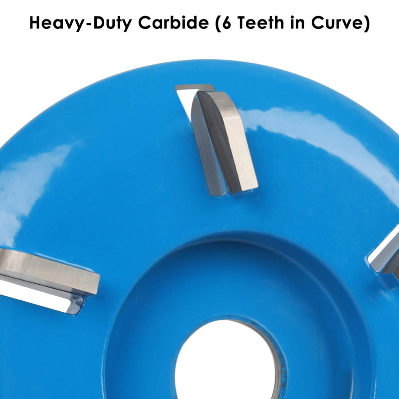Wood Turbo Carving Disc (Curve) in 6 Teeth by KOWOOD 6 teeth, Curve Blue - NewNest Australia
