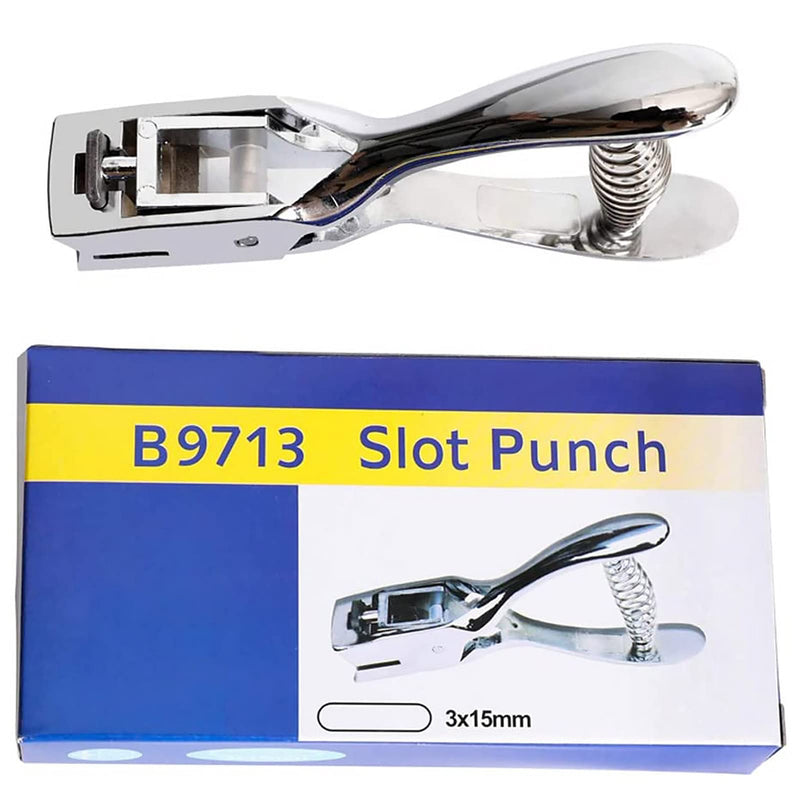 Slot Punch Badge Hole Punch Plier Tool for PVC ID Card Hand Held (Punch) - NewNest Australia