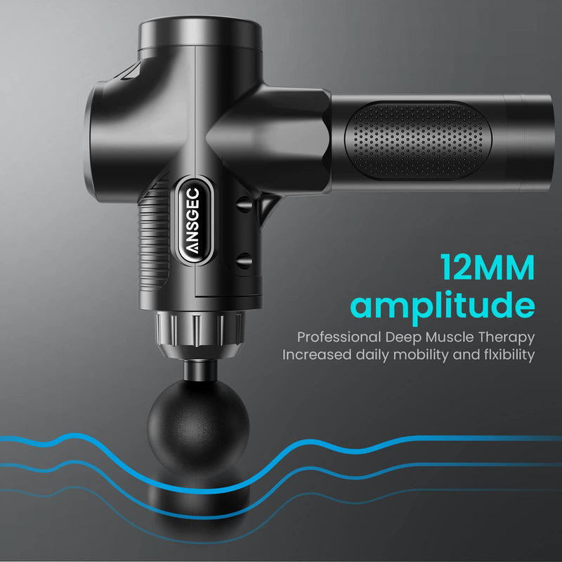 Massage Gun, Muscle Massage Gun With 30 Tuned Intensity Levels, Muscle Massager With Lcd Display Touch Screen, Fascia Gun With 10 Massage Heads, 2500 Mah Electricity - NewNest Australia