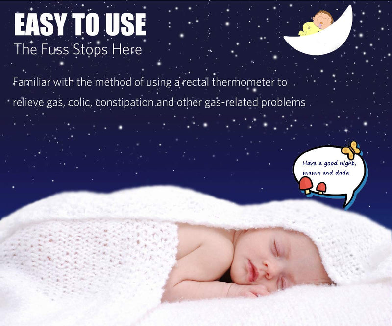 10 Count Gas and Colic Reliever for Babies, Natural Solution for Baby Colic and Gas Relief, 100% Safe & Effective Instant Constipation Relief for Gassy Babies 10count - NewNest Australia