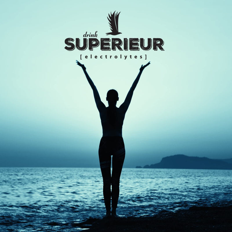 Superieur Electrolytes – Plant Based Electrolyte Supplement w/ Sea Minerals for Hydration & Recovery – Keto Friendly, Non-GMO, Zero Sugar, Vegan Healthy Sports Drink Powder – Citrus (70 Servings) - NewNest Australia