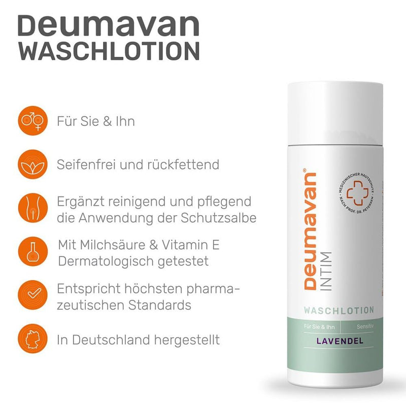 Deumavan intimate wash lotion lavender 200 ml - NewNest Australia