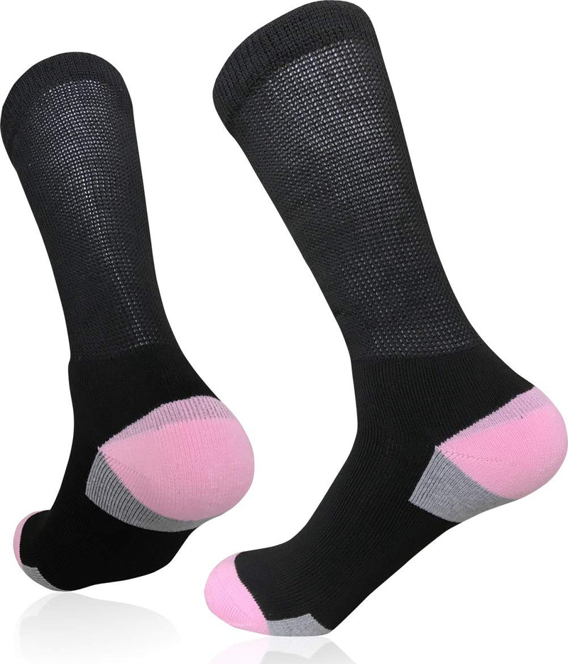 Womens Diabetic Athletic Crew Socks Non Binding Moisture Cushioned Running Workout Socks for Sports and Daily Casual Wear Size 9-11 - NewNest Australia