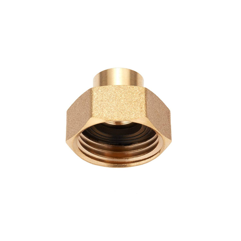 Litorange 2 PCS Lead-Free Brass Reducing Hex Adapter Garden Hose Thread 3/4" Female GHT x 1/4" Female NPT Straight Fitting Coupler For Fuel/AIR/Water/Oil/Gas WOG 2 PCS 3/4" Female GHT x 1/4" Female NPT - NewNest Australia