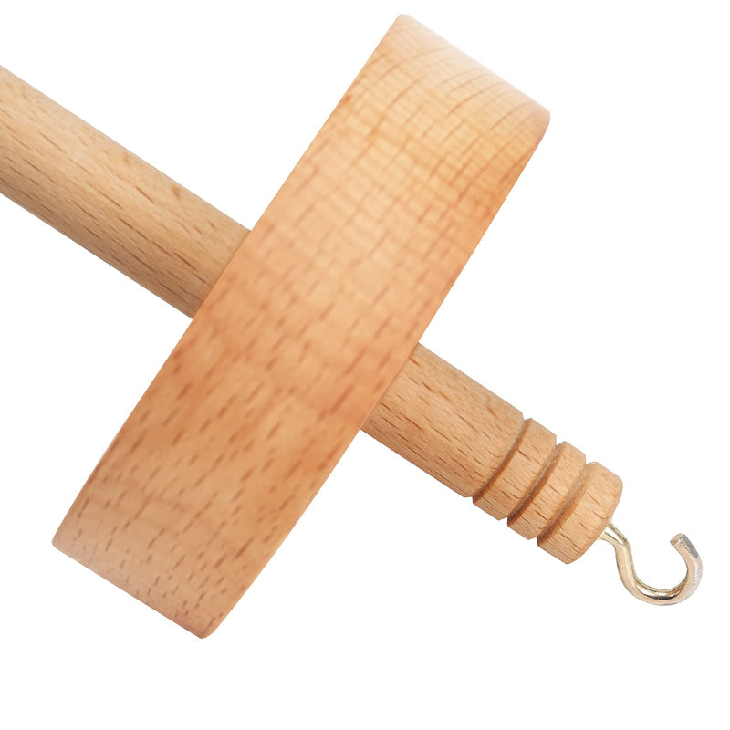 Finetoknow Drop Spindle Top Whorl Yarn Spin Hand Carved Wooden Tool for Beginners - NewNest Australia