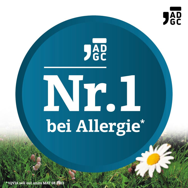 Desloratadine-ADGC 5 mg - 2x 100 pieces - anti-allergic drug with quick and long-lasting effects on allergies - hardly causes fatigue - relieves itching and hives in urticaria - from 12 years - NewNest Australia