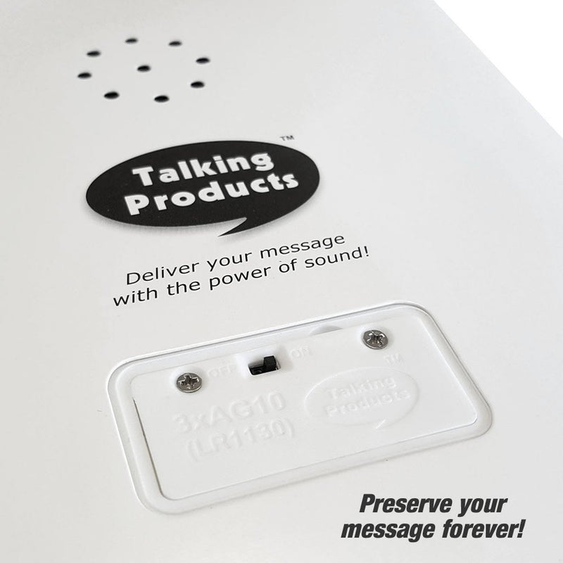 Talking Products, Voice Recordable Greeting Card, 40 Seconds Recording with Replaceable Batteries. Record and Send your own Personal Voice Message, Music or Sound Effects - NewNest Australia