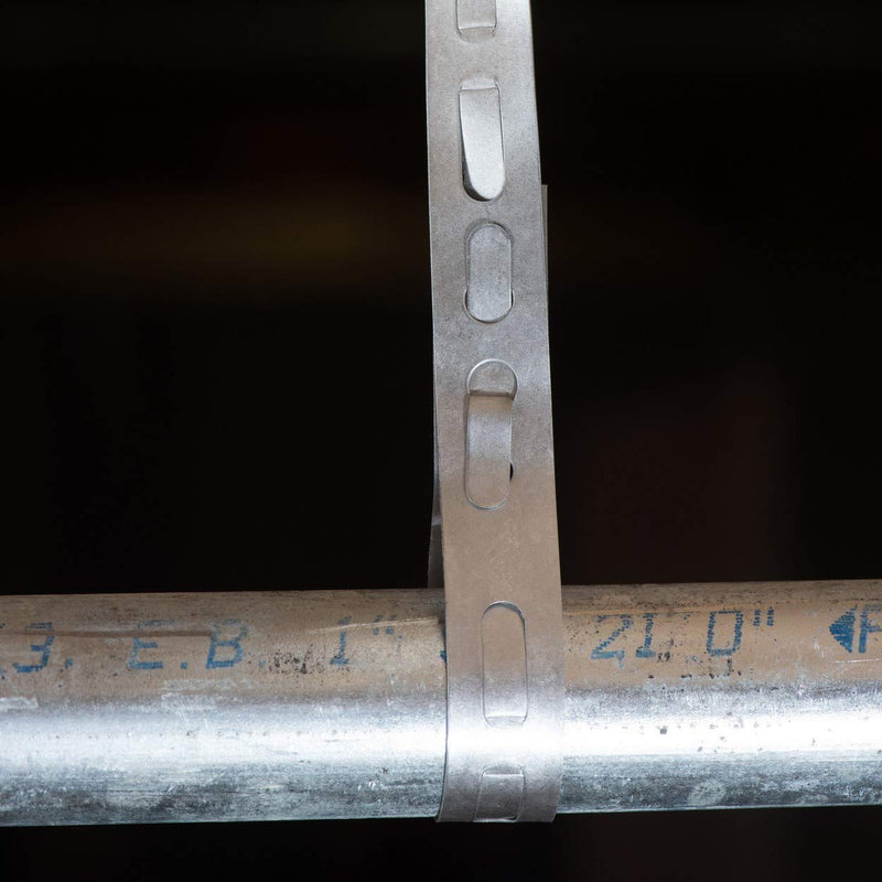 Oatey 33989 Galvanized Tab Tape, 28 Ga. 3/4-Inch x 10-Feet, Metallic - NewNest Australia