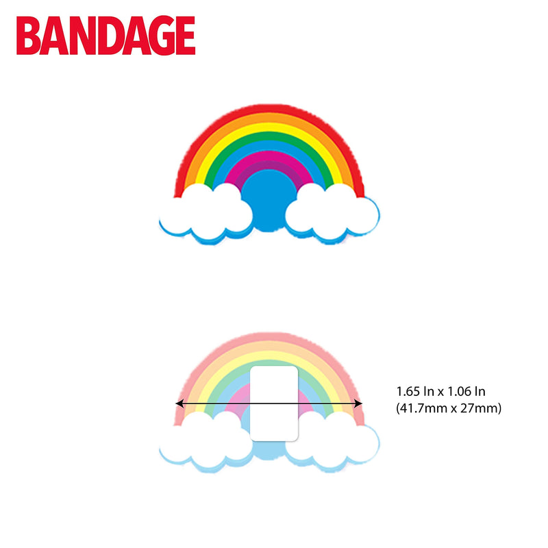 BioSwiss Kids Bandaids | 24pcs Self-Adhesive Sterile Unique Shaped Bandages Colorful Funny Cute Toddler Girls & Boys, Adults First Aid, Protect Scrapes and Cuts | Wellness for Everyone (Rainbow) Rainbow - NewNest Australia