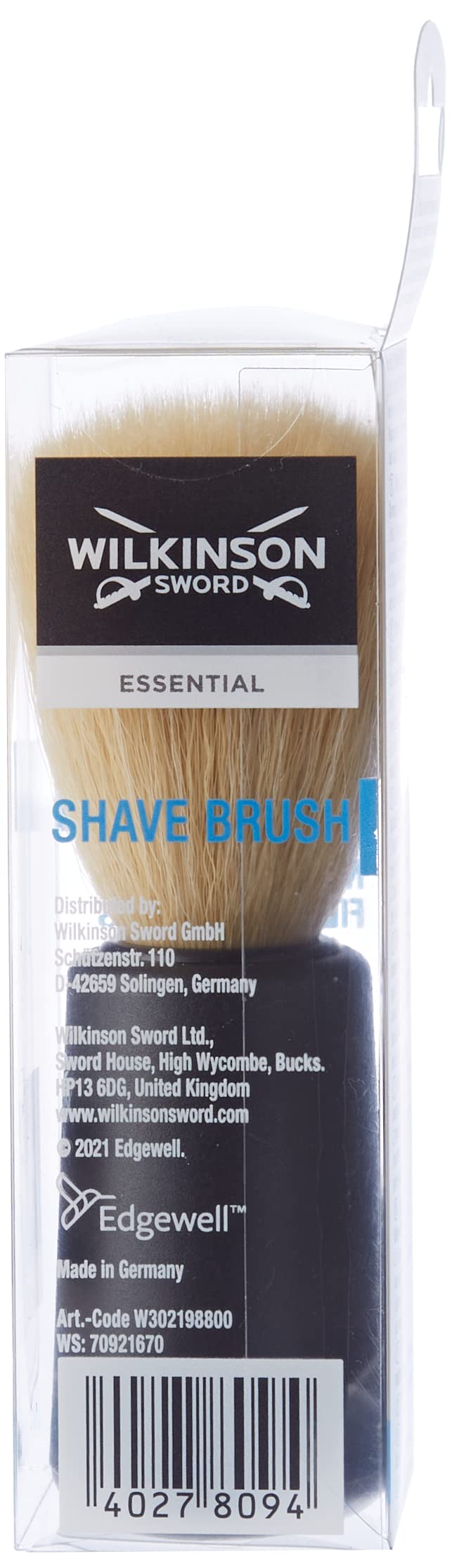 Wilkinson Sword shaving brush finest bristles men, 1 piece single - NewNest Australia