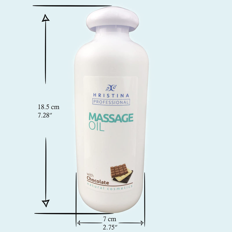 Chocolate Massage Oil For Relaxing Body Massage And Skin Care | Natural Blend Of Grape Seed And Avocado Oil Enriched With Dark Chocolate Fragrance For Massage Therapy, 500 Ml - NewNest Australia